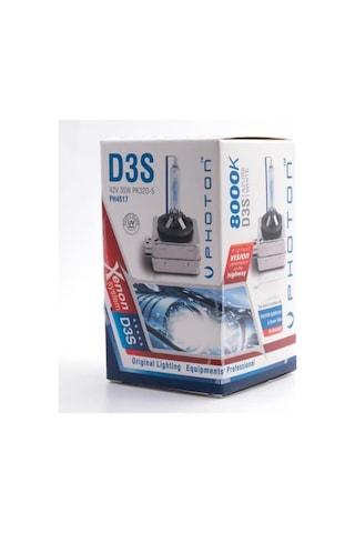 D3s 8000k Azure White Xenon Far Ampulü Ph4517