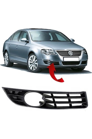 Passat B6 Sis Farı Kapağı Sağ Sisli Tip 3c0853666a 2006 2010