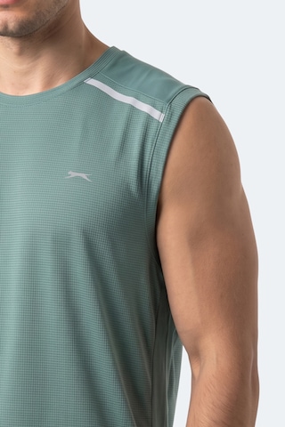 Slazenger Rexıs Erkek Kolsuz Su Yeşili Tişört