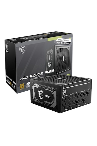 Msi PSU MAG A1000GL PCIE5 80+ Gold Full Modüler Güç Kaynağı