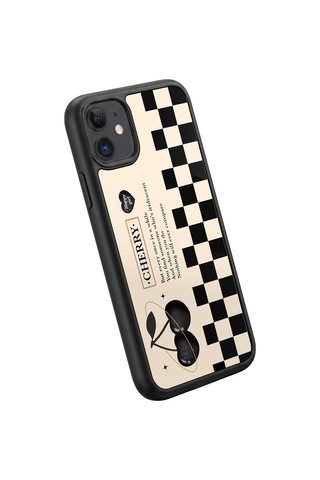 İphone 11 Uyumlu Cherry Desenli Kamera Korumalı Darbelere Dayanıklı Kılıf 1127-cherry-iphone11