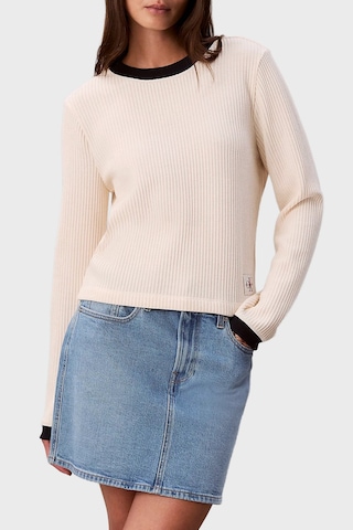 Calvin Klein Bayan Kazak Lv047d225g Yam Ekru Ekru