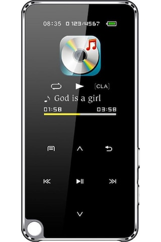 Maiyame 8gb Siyah Bluetooth Mp3 Çalar - Hıfı Ses Kalitesi, Fm Radyo, Kayıt, 1.8" Ekran, Dış Tf Kart Desteği