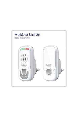 Hubble Listen Dijital Bebek Telsizi Beyaz 50C35137923N1