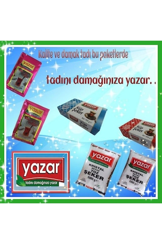 Yazar Kristal Toz Şeker 15 x 1 KG