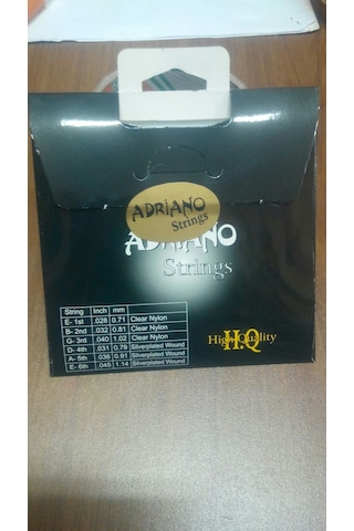 Adriano Set-644 Profesyonel Klasik Gitar Teli Seti