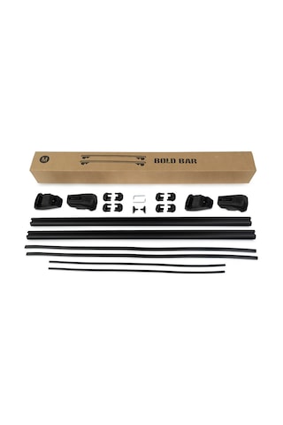 Volvo Xc90 Ara Atkı Siyah- Bold Bar V2 2 Parça 2015+