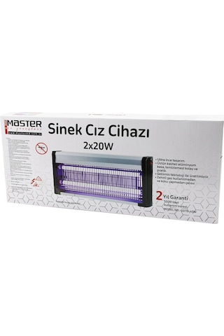 40w Lüx Kasa - Beyaz Kutu 2x20w Sinek Öldürücü Cız Makine Sd-70 5570