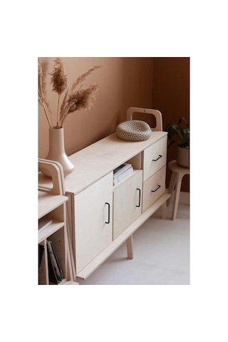 Woodesk Vetta, Ahşap, Dolap Ve Konsol, 140x90, Natural Renk