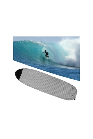 Suntek Snowboard Için Sörf Tahtası Çorap Örtüsü 230cmx50cm-siyah 230cmx50cm Siyah