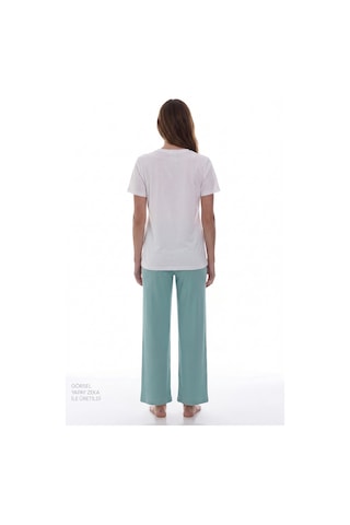 Penti Mint Yeşili Mama Stay Calm Pantolon Pijama Takımı