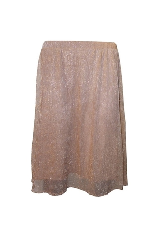 Bulalgiy Kadın Gül Kurusu Simli Etek - Bga296884