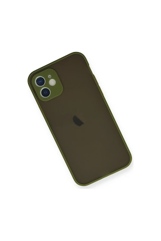 Newface Apple iPhone Uyumlu 12 Mini Kılıf Montreal Silikon Kapak - Glblseme - 95 Açık Yeşil