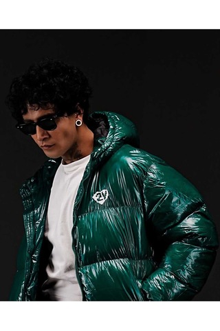 Yeşil Oversize Mont Yeşil