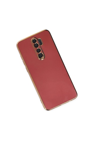 Newface Xiaomi Redmi Note 8 Pro Kılıf Volet Silikon Glblseme - 64 - Kırmızı