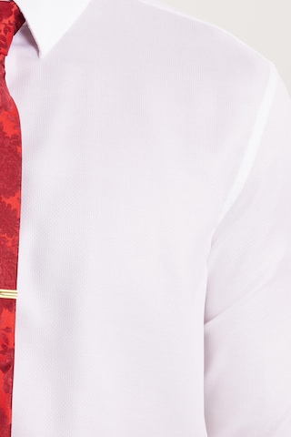 Tudors Slim Fit Beyaz Non-ıron %100 Pamuk Doğa Dostu Ekoteks Belgeli Ütü Gerektirmez Gömlek-35739 Beyaz