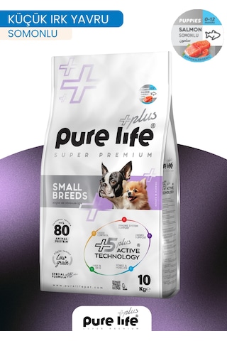 Plus Somonlu Küçük Irk Yavru Köpek Maması 10 Kg