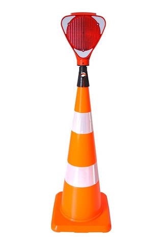 Pvc Trafik Konisi 90 Cm Çift Reflektifli Trafik Dubası N11.483