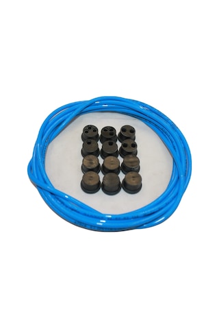 Somet 3 Metre 4.3x2.7mm Pnömatik Hortum Seti Tekstil Makinesi Hava Dağıtım Nozul Manifold Set