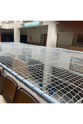 Morilu Güvenlik Filesi – 10 cm gözenek – 6 mm ip – Balkon Filesi – İnşaat Filesi