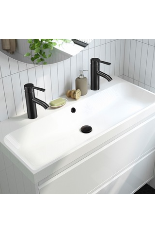 Dalskar, Lavabo Bataryası, Siyah, 18 Cm