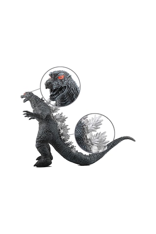 2'li Godzilla Aksiyon Figürü Seti 20 Cm Yumuşak Dokulu Karakter Oyuncak Çocuklara Özel Hediye 2 Adet