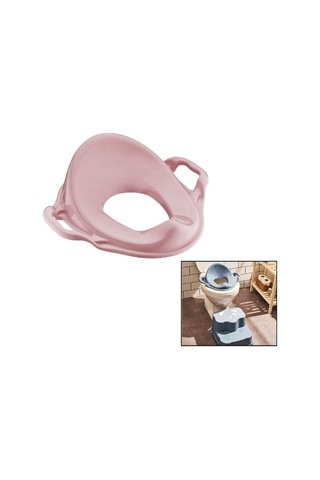 Veraura Lifestyle Pembe Kulplu Çocuk Klozet Adaptörü
