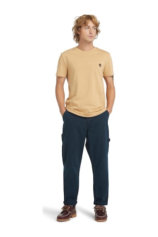 Timberland Dunstan River Crew Erkek Bej Yuvarlak Yaka Tişört Bej