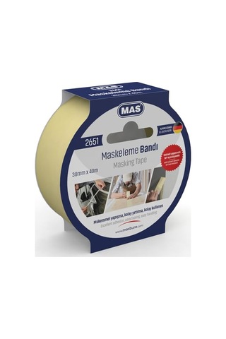 Krepe Maskeleme Bantı 38 Mm X 40 M 2651