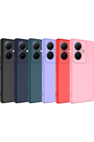 Goocamp Vivo V29 Lite 5g Kılıf Mara Lansman Kapak - Lila Lila
