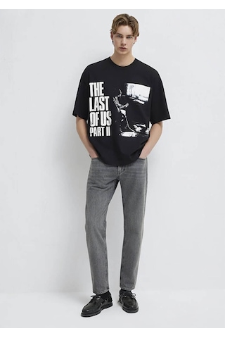 Mavi The Last Of Us Baskılı Siyah Erkek T-shirt M0613195-900