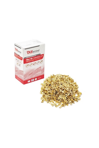 Tks-1d 6.3 Dişi Terminal Kablo Pabuç 300 Lü Paket 1
