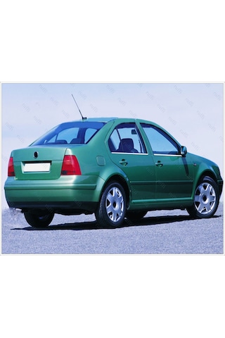 Vw Bora Krom Cam Çıtası 4 Prç. 1998-2004 P.  Çelik