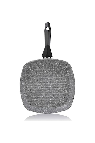 Cory Yanmaz Yapışmaz Kare Grill Tava 28cm-gri Açık Bakır