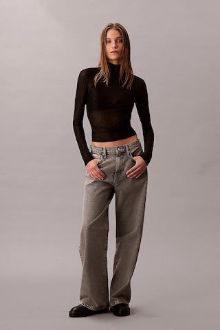 Calvin Klein Geniş Paça Grey Sterling Kadın Gri Jeans Lv047d834g-0sl Gri