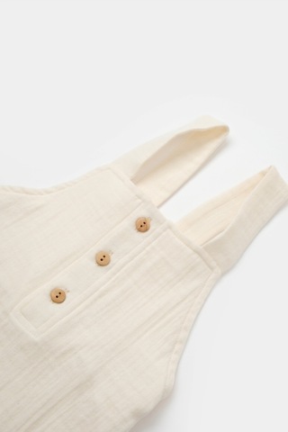 BabyCosy Organik Cepli Salopet Tulum Csym7009 001