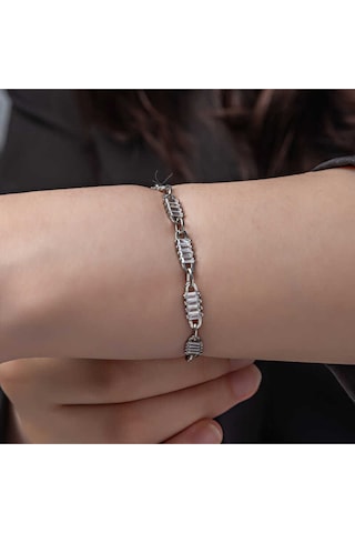 Casera's Gümüş Baget Taşlı Kadın Bileklik Csr2185204 Gümüş