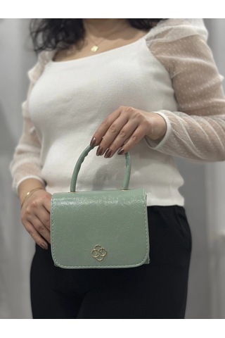 Biçomi Mint Cilt Krash Çanta Mint