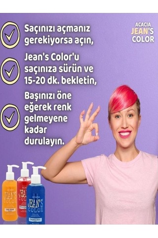 Acacia Jean's Color Amonyaksız Saç Boyası 2 x 250 ML Vişne