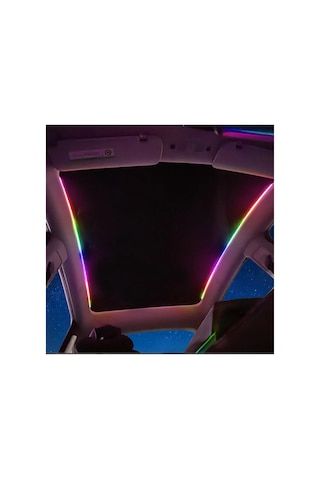 Red Lion Parts Tesla Ve Byd Uyumlu 110cm Araç Cam Tavan Ambiyans Aydınlatma Seti Usb Versiyon Diğer