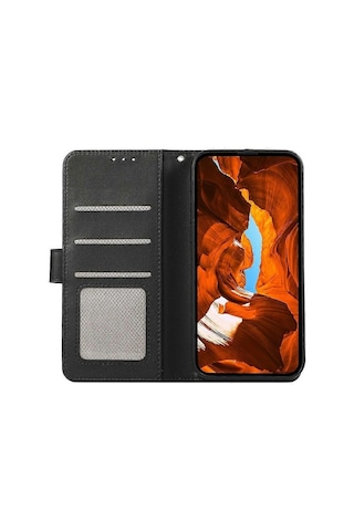 Samsung Galaxy A56 5g Kılıf Rfıd Kapaklı Deri Telefon Kılıfı İle Uyumlu Çok Renkli