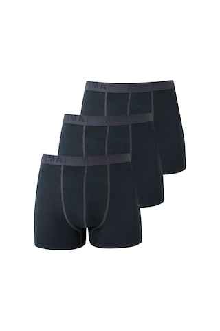 Arma Yıldız Erkek Füme Bambu Boxer 3'lü Paket-füme Füme