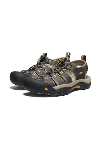 Keen Newport H2 Erkek Sandalet 1008399 1090 Raven/alumınum Koyu Gri - Bej