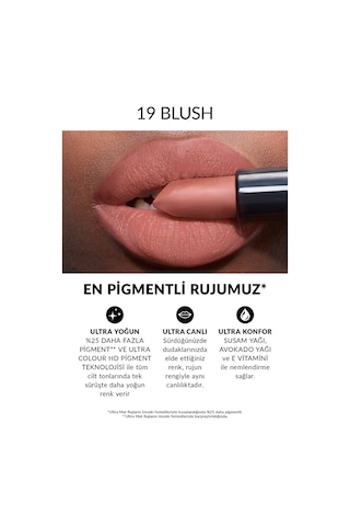 Avon Ultra Mat Ruj Blush