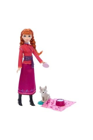 Karlar Ülkesi Anna Ve Kurt Yavrusu Figür Seti Frozen - Anna