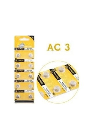 Tıanqıu Ag3 Lr41 392 192 10 Adet Ateş Ölçer Ve Saat Pili