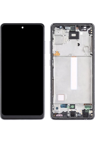 Samsung Galaxy Sm Uyumlu -a525 A52 Ekran Lcd Dokunmatik Full Çıtalı Tam Boyut Oled-sm-a525-lcd-siyah