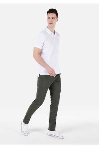Colins Slim Fit Orta Bel Düz Paça Erkek Yeşil Pantolon Cl1049749 Q1.v1 Grn Yeşil