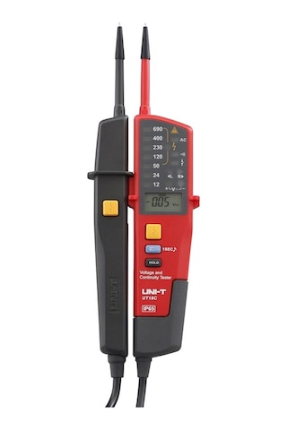 Unı-t Ut18c Otomatik Aralığı Gerilim Ölçer Süreklilik Rcd Test Cihazı Lcd/led Dedektörü