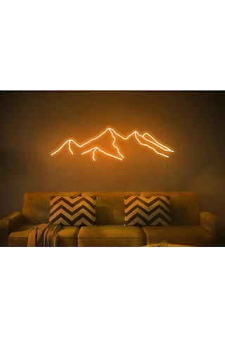 Twins Led Dağ Pleksi Neon Tabela Turuncu Model:model:16323366 Turuncu